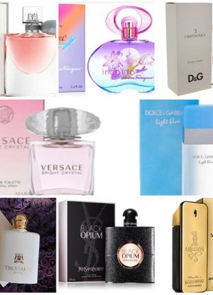 Жіночі парфуми dior,versace,dolce gabbana,lancome,salvatore та ін2 фото