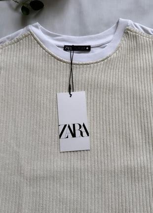 Футболка с трикотажным жилетом zara4 фото