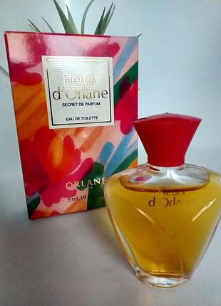 Винтажная миниатюра fleurs d`orlane secret de parfum 5ml