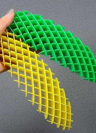 Іграшка-антистрес shape хробак розтягуючий morf worm жовта3 фото