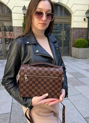 Брендовая женская сумка lv louis vuitton metis2 фото