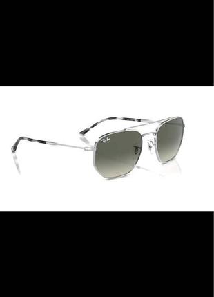 Ray-ban sunglasses 0rb3707-003/71-54 silver frame gray lenses1 фото