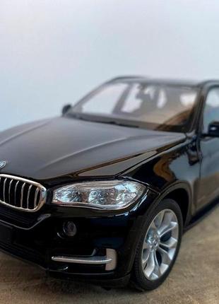 Масштабная модель автомобиля bmw x5 1:24, черная8 фото