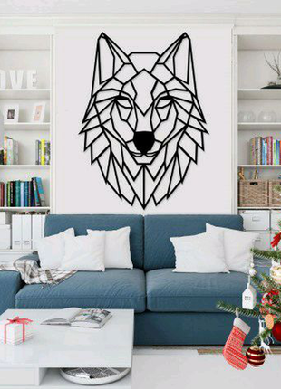 Декоративне панно на стіну "вовк"2 фото