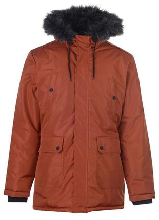 Зимова чоловіча куртка парка fabric long parka jacket mens, англі1 фото