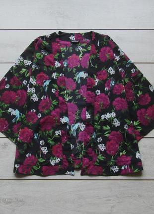 Распродажа! кимоно накидка в цветочный принт от select3 фото