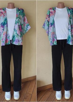 Распродажа! накидка кимоно в цветочный принт от new look2 фото