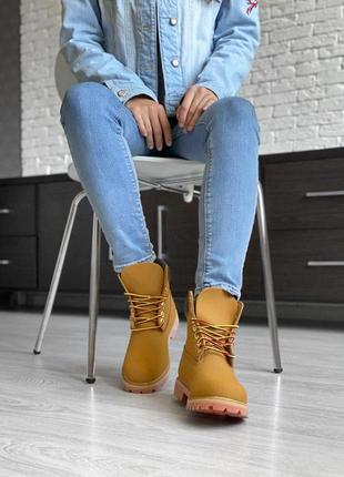 Timberland classic (мех) женские ботинки🆕высокие ботинки тимберленды🆕обувь на муху4 фото