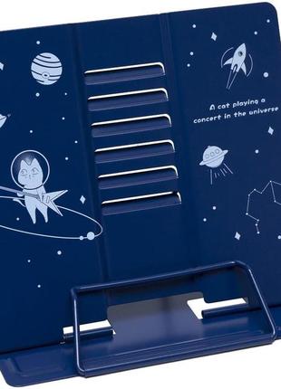 Підставка для книг "котик космонавт" lts-8164 металева  (вид 2)
