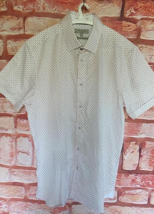 Рубашка хлопок пестрая ted baker винтажная 00-е