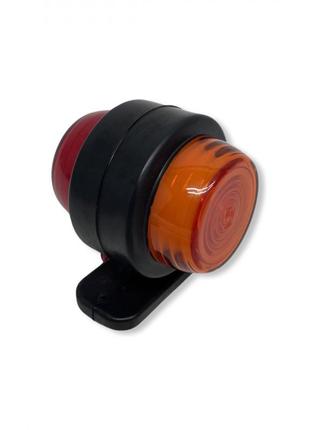 Габарит занесення причепа 7 см червоно-жовтий неон 12-24v