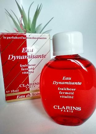 Clarins eau dynamisante, вінтажна мініатюра, туалетна вода, 15 мл