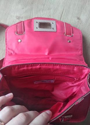 Красная женская сумочка через плечо от new look4 фото