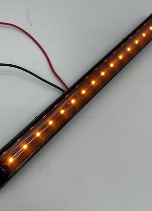 Габаритний ліхтар на спойлер кабіни led 12-24v smoke жовтий