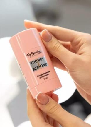 Сухий дезодорант з пробіотиком top beauty , cherry & almond