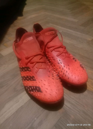 Футбольные бутсы adidas predator freak+3 фото