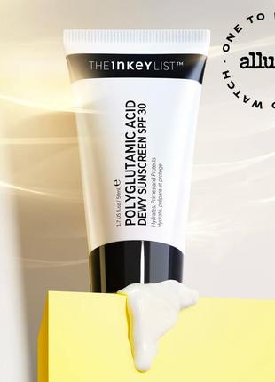 Сонцезахисний засіб із поліглутаміновою кислотою the inkey list Stem acid sunscreen spf30