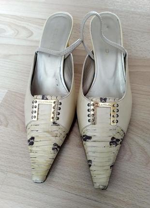 Слингбеки, туфли под рептилию