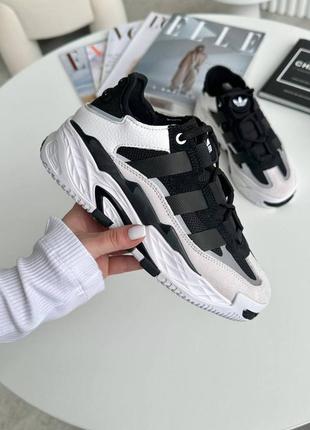 Adidas niteball white black2 фото