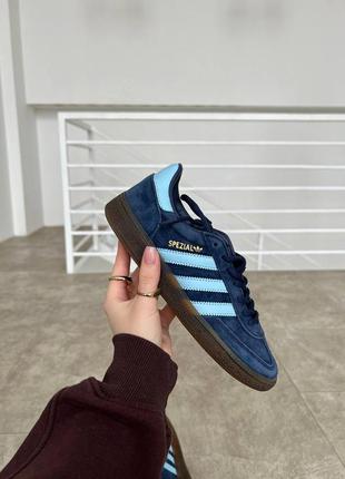 Кроссовки adidas spezial handball blue1 фото