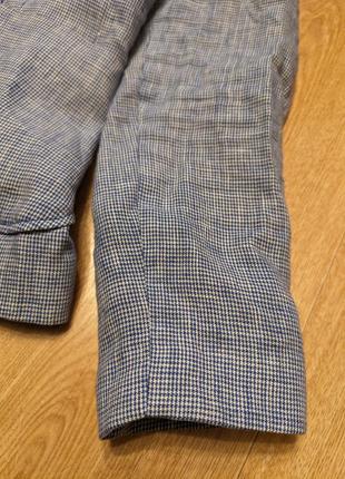 Пиджак блейзер приталенный zara синий