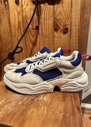 Кроссовки adidas supercourt rx raw white royal blue eg6866 41 размер