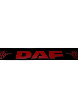 Бризговик на задній бампер daf червоний 2400х350