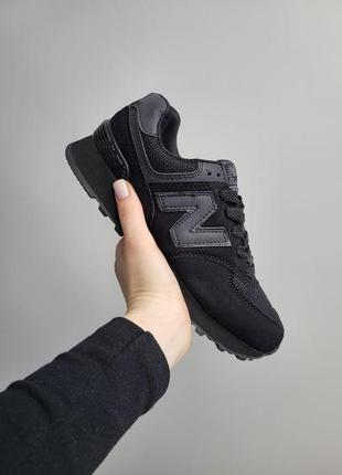 Жіночі кросівки new balance 574 black