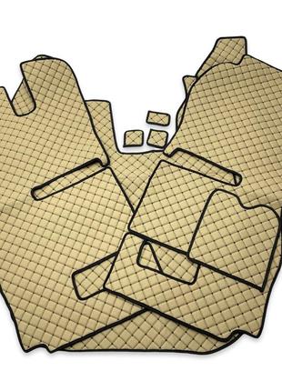 Коврик эко-кожа scania r 440 streamline бежевый