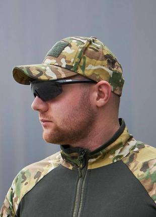 Бейсболка військова з велкро панеллю ріп-стоп, мультикам military