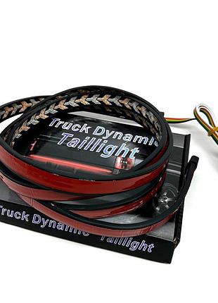 Стрічка led на бампер причепа (поворот, стоп) 2,4м 24v