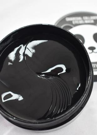 Гідрогелеві патчі sersanlove black collagen eye gel mask з екстрактом чорних перлів і колагеном 60 ш