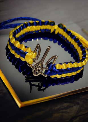 Українські підвіски браслети з тризубом гербом2 фото