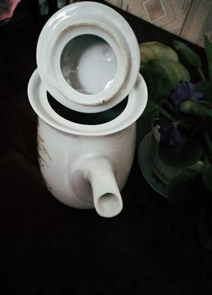 Большой чайник-заварник от чайного сервиза фирмы kamla ( gdr )2 фото