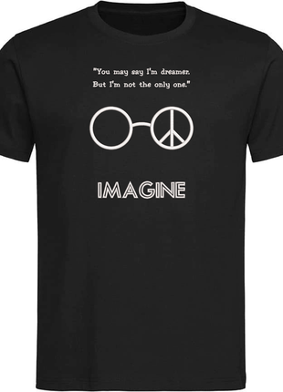 Футболка з вишивкою imagine john lennon (fm037)