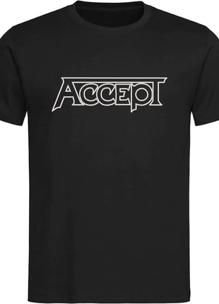 Футболка з вишивкою accept (fm020)