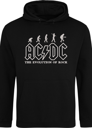 Худі з вишивкою ac/dc the evolution of rock (hm023)