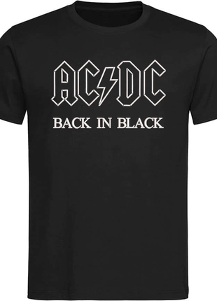 Футболка з вишивкою ac/dc back in black (fm009)