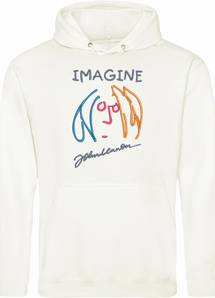 Худі з вишивкою imagine john lennon (hm030)3 фото