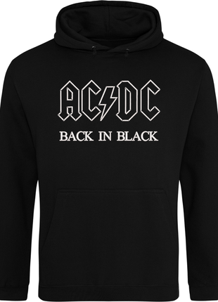 Худі з вишивкою ac/dc back in black (hm011)