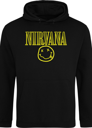 Худі з вишивкою nirvana smile (hm012)1 фото