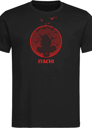 Футболка з вишивкою itachi uchiha naruto (fo001)1 фото