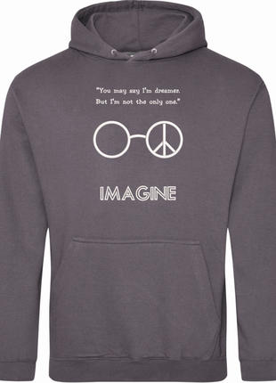 Худі з вишивкою imagine john lennon (hm031)2 фото