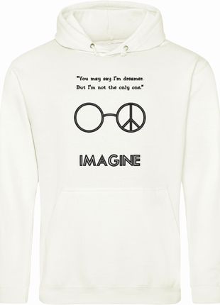 Худі з вишивкою imagine john lennon (hm031)3 фото