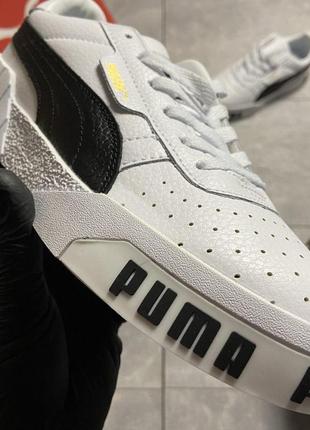 Puma cali white black line3 фото