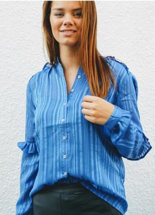 Красивая рубашка блуза co’couture этикетка3 фото