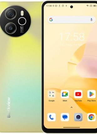 Смартфон blackview shark 8 8/256gb global nfc gold, 64+2+8/13мп, 5000mah, 6,78'' ips, helio g99
