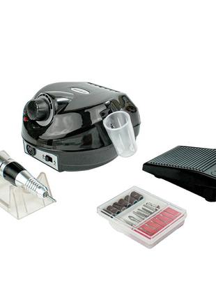 Фрезер для манікюру nail master zs 601 65 w 45000 машинка професійний фрезер для нігтів чорний1 фото