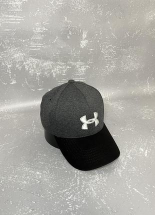 Сіра кепка з вишивкою under armour2 фото