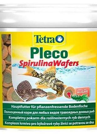 Корм для рыб tetra pleco spirulina wafers 3,6 л/ 1,75 кг